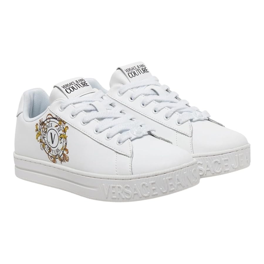 スニーカー VERSACE JEANS COUTURE Woman Sneakers White 78VA3SK3ZPB08 003 Amazon.com: VERSACE JEANS COUTURE Sneaker Woman 78VA3SK3